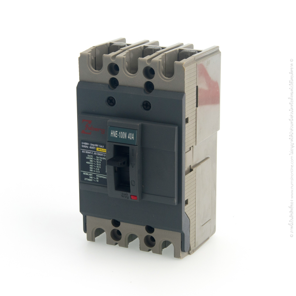 เมนเบรกเกอร์ ZEBERG ZEC100N/3 (เลือกขนาดแอมป์ได้)
