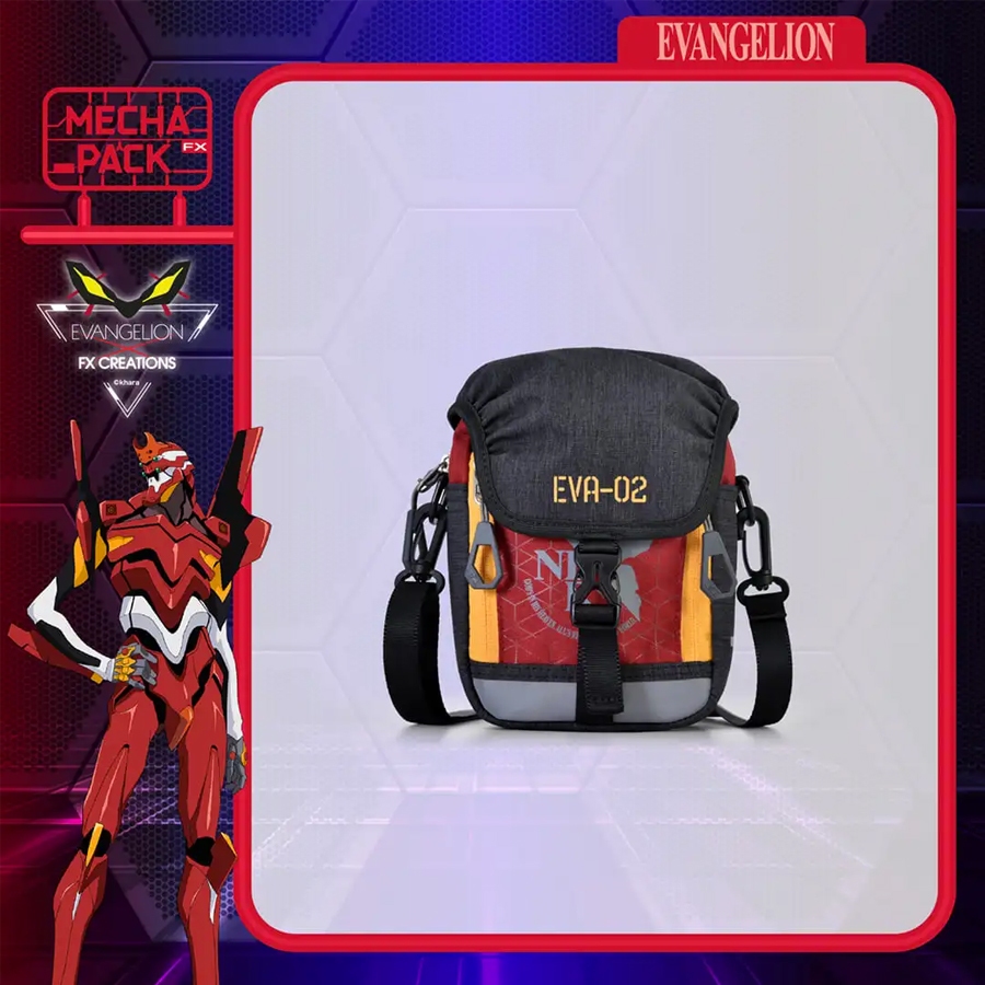 FX Creations x EVA-02 – CROSSBODY BAG/ WAIST BAG (TWO WAYS)กระเป๋าคาดอกและเอว
