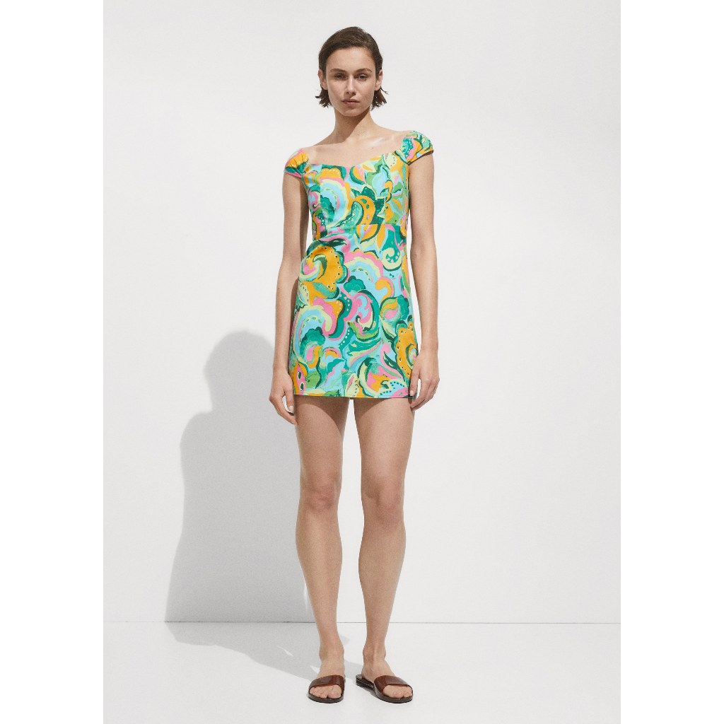 [MANGO] DRESS PAULITA / เดรส รุ่น DRESS PAULITA Ref: 77010353