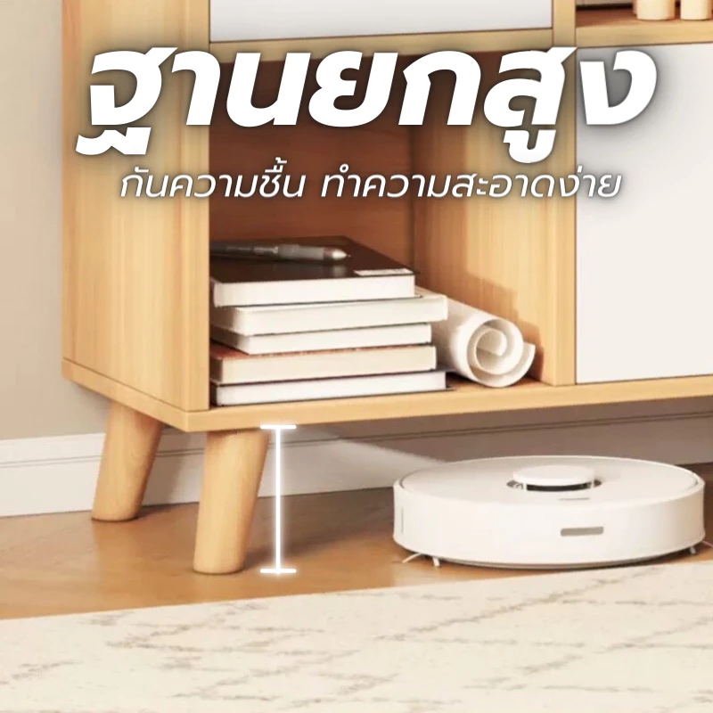 ชั้นวางของ ตู้โชว์มินิมอล ขนาด 60x24x134 ซม thumbnail 7
