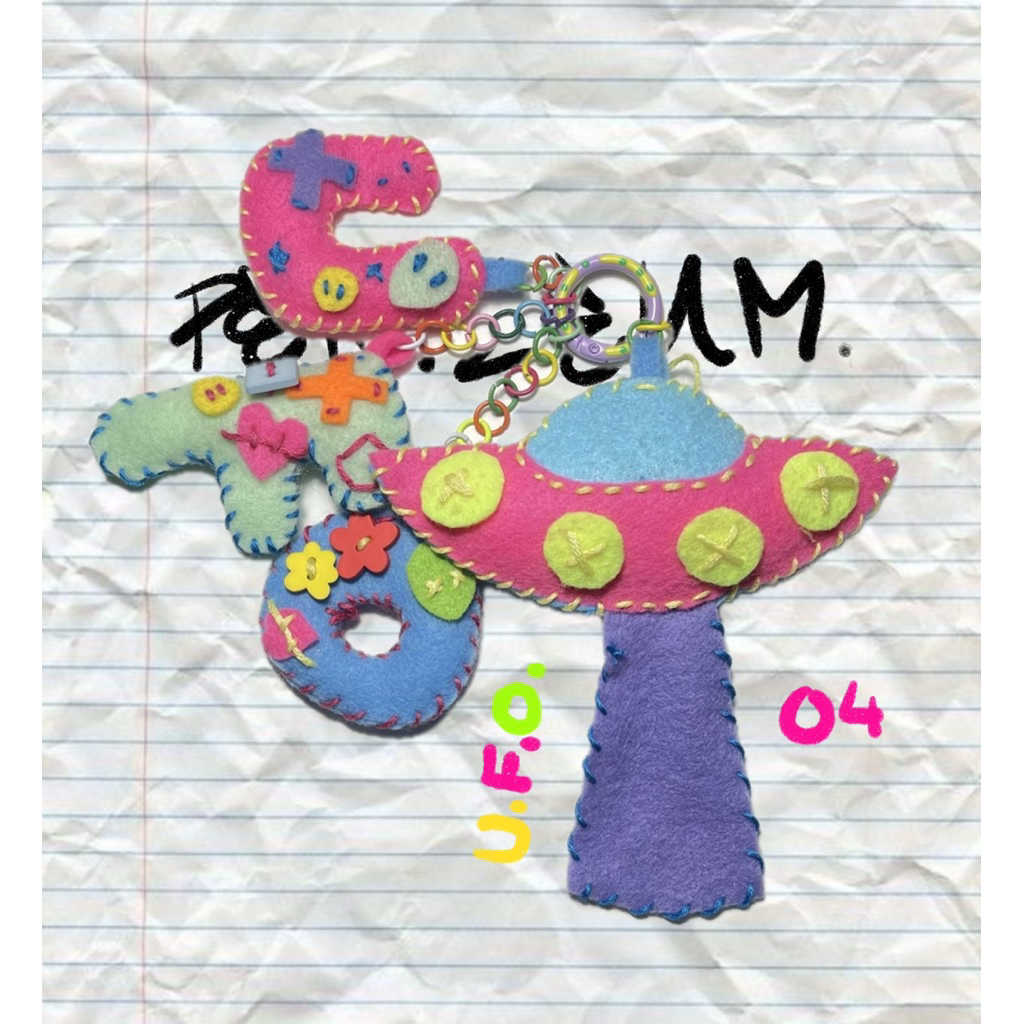 Key Chain Handmade - U.F.O 04