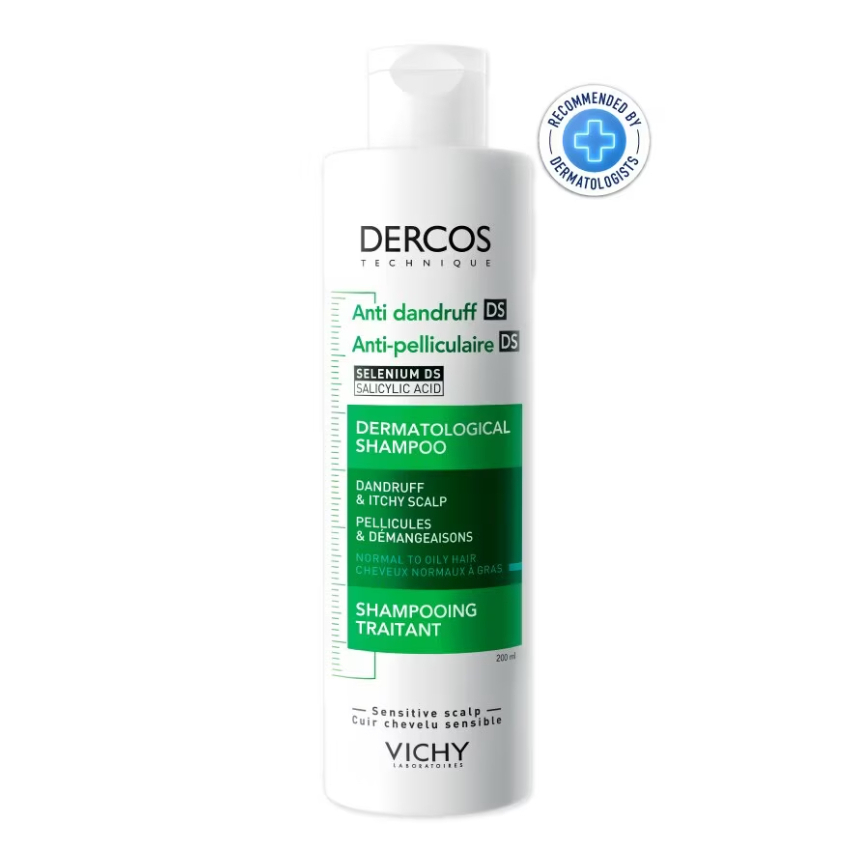 VICHY DERCOS Anti-Dandruff Shampoo แชมพูขจัดรังแค ป้องกันการกลับมาเป็นซ้ำ