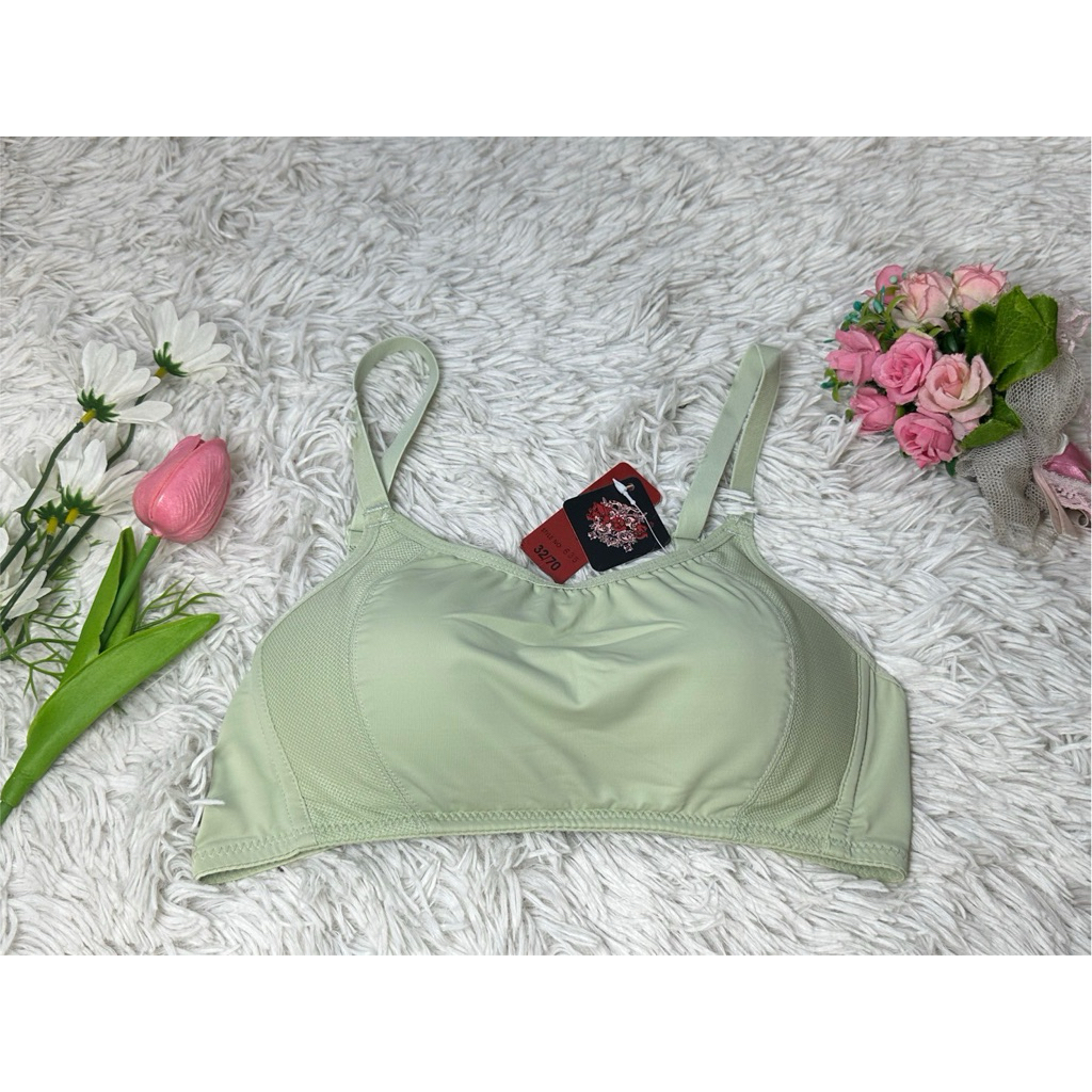 ชุดชั้นใน No’sbra ทรงสปอร์ตผ้ามันมีฟองน้ำนิดหน่อย  #635