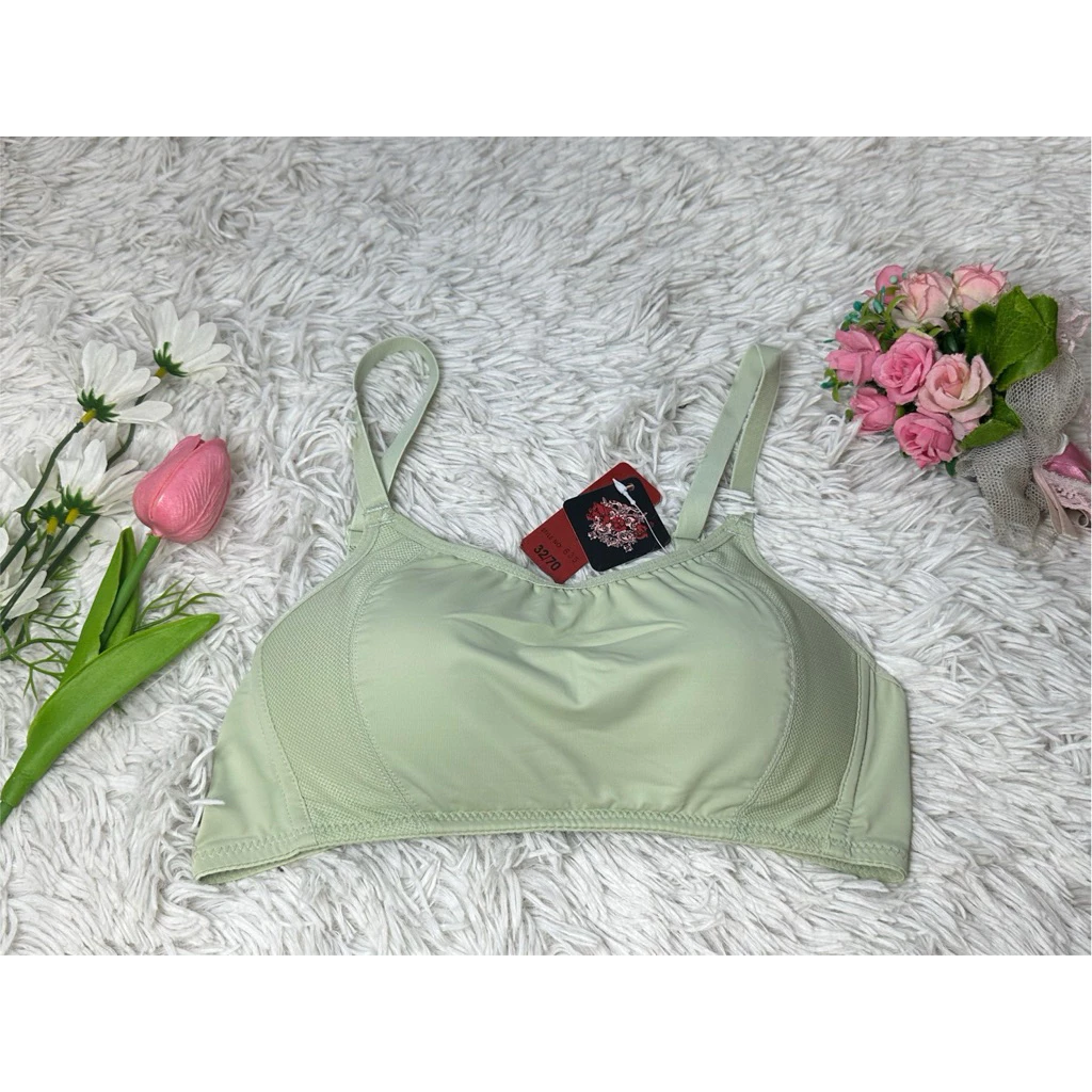 ชุดชั้นใน No’sbra ทรงสปอร์ตผ้ามันมีฟองน้ำนิดหน่อย #635