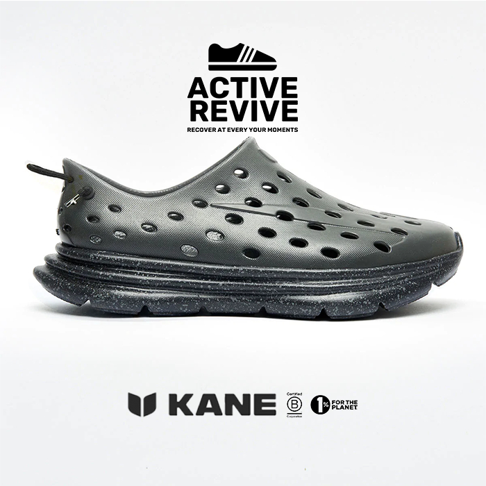 รองเท้า KANE Revive สี Charcoal/Black Speckle รองเท้าเพื่อสุขภาพ [Pre-order]