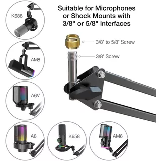 [กรุงเทพฯส่งด่วน] FIFINE CS1 Arm Microphone Boom แขนจับไมค์คุณภาพ ใช้งานกับ USB/XLR Mic ได้ทุกรุ่น