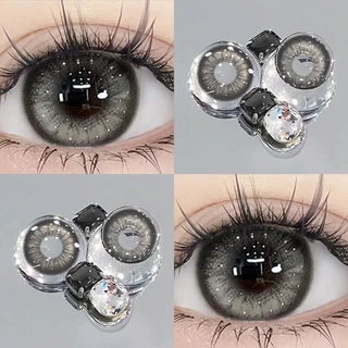 🌷【ซื้อ2คู่แถม ดินสอเขียนคิ้ว❗】Midroo[0-600°]เลนส์หวานๆ เลนส์บิ๊กอายน่ารัก Bigeye Black-14.5MM เลนส์ค่าสายตาสั้น รายเดือน