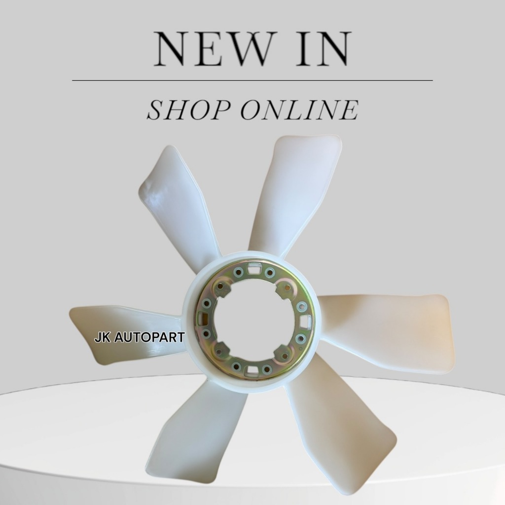 ใบพัดลม HINO MEGA JO5C JO7C TURBO ยี่ห้อ ตราช้างแท้ๆ พลาสติกหนาอย่างดี 16306-2671 /SNBKP