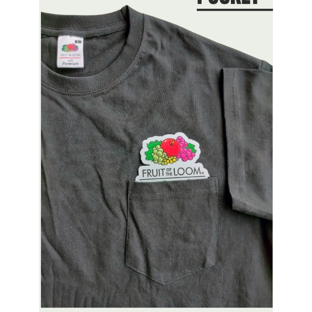 Fruit of the Loom Soft Premium Pocket Black