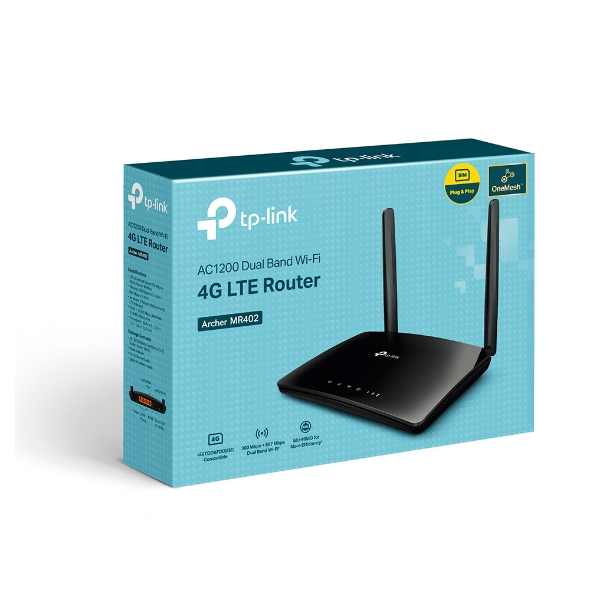4G Router TP-LINK (Archer MR402) Wireless AC1200 Dual Band