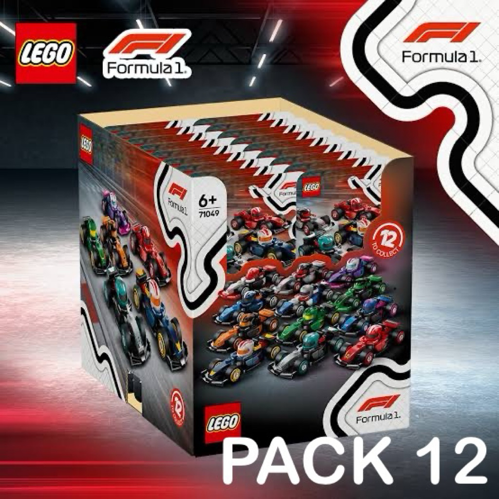 LEGO 71049 : F1 Collectible Race Cars CMF ครบชุด 12 คัน (เลโก้แท้ พร้อมส่ง)