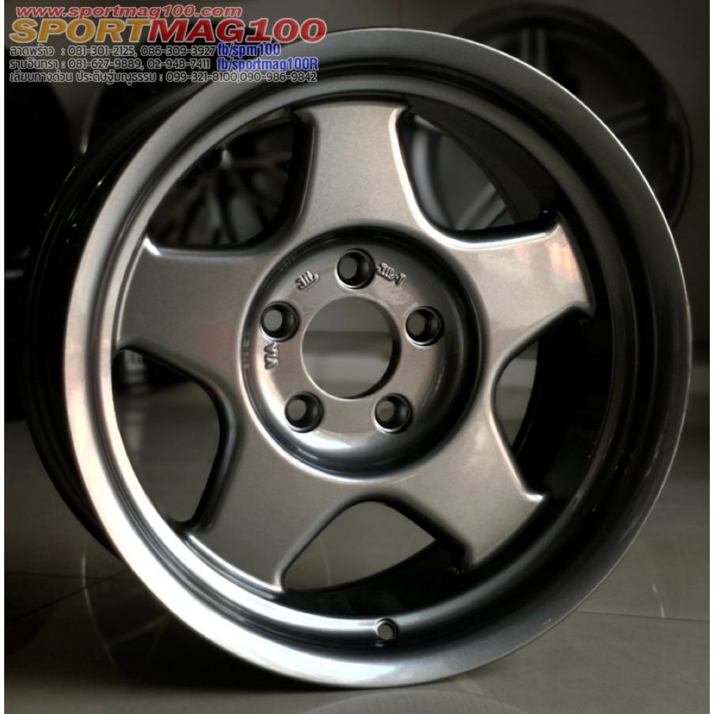 ล้อแม็กใหม่ Bradley S323 5รู114 ET0 กันเมทาลิก 8-16นิ้ว (ราคา4วง)