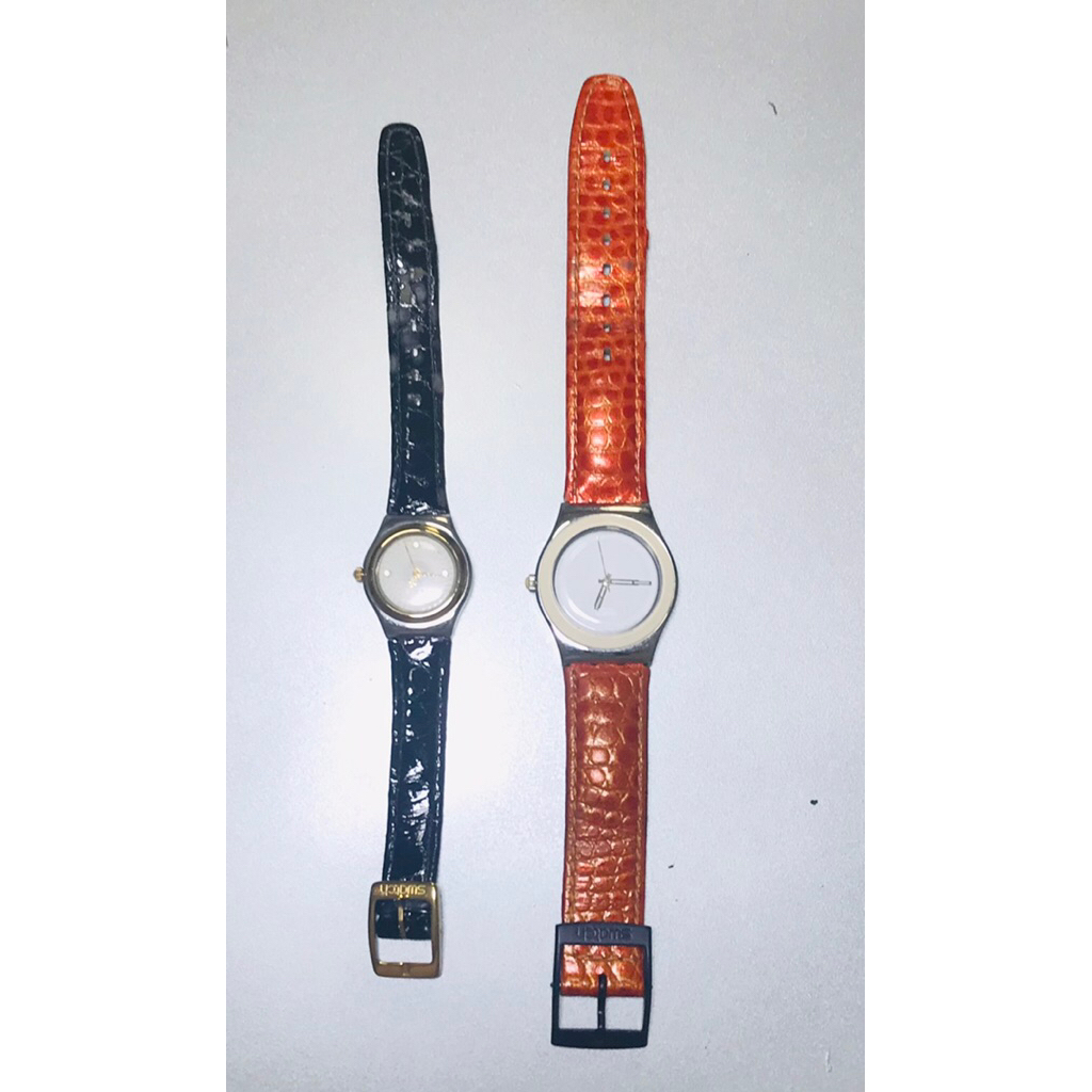 นาฬิกา Swatch Irony Oval White Dial Mixed Metal Bracelet Watch Swatch Irony LadyWatch REVERENCEYSS10