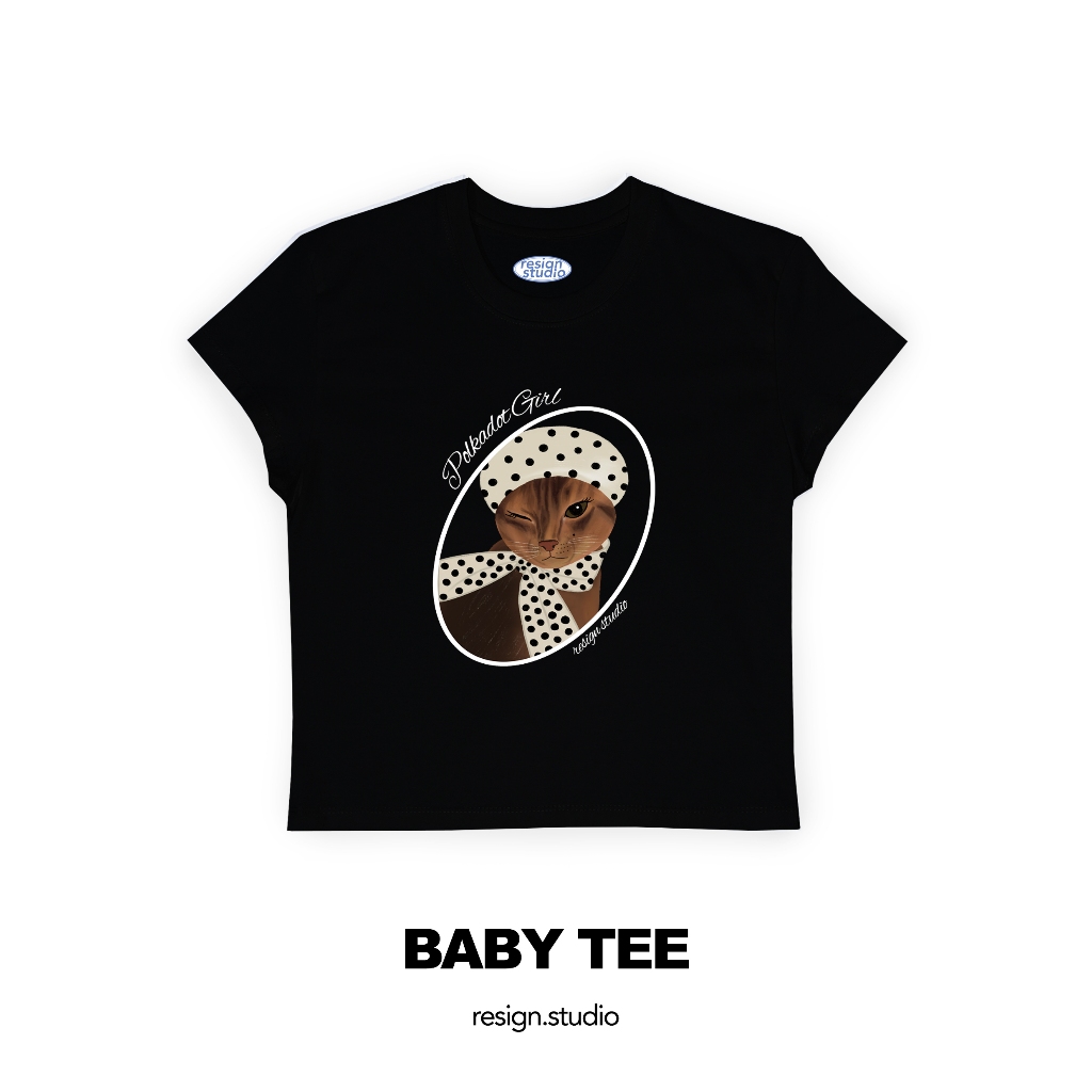 resign studio - babytee -Polkadot girl