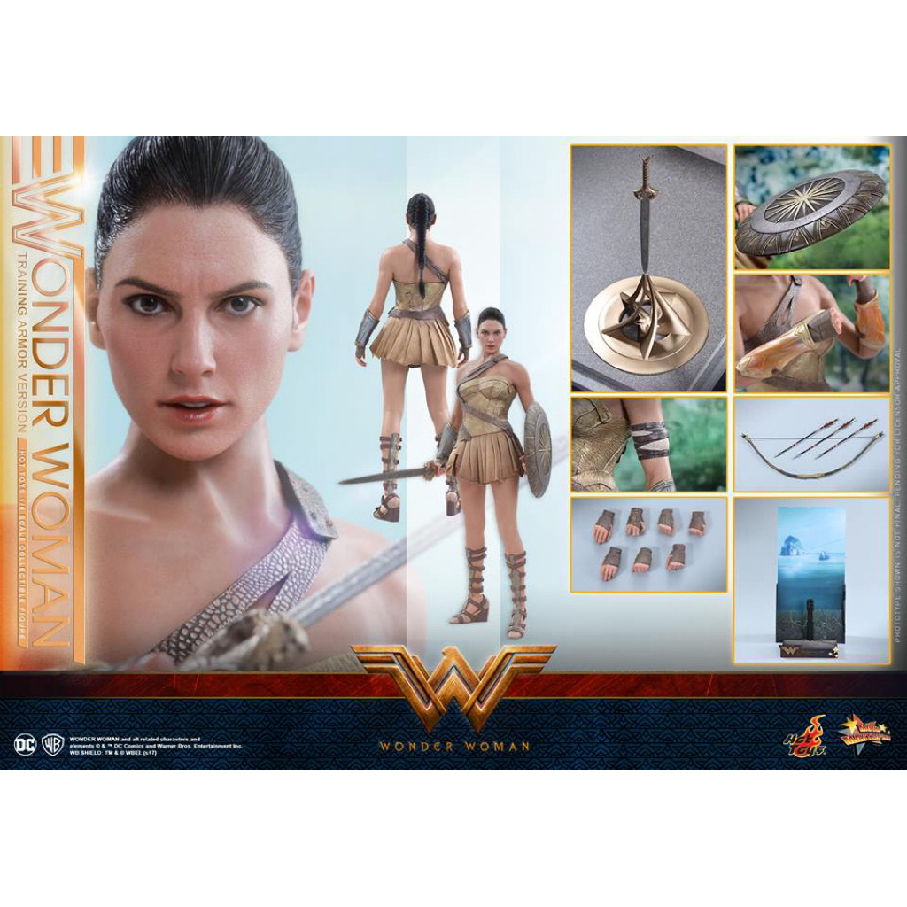 Hot Toys MMS424 WONDER WOMAN - WONDER WOMAN (TRAINING ARMOR VERSION)