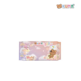 กระดาษทิชชู่เปียก Kuma Chibi กลิ่น Blooming Fresh 8 แผ่น แพ็ค