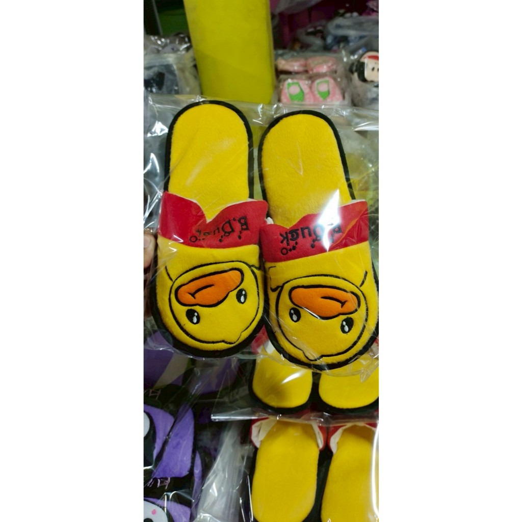 ‼️sale‼️รองเท้าสลิปเปอร์พื้นบางลายเป็ดB-Duck