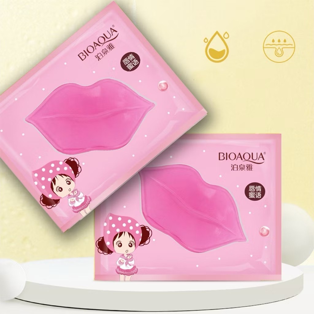 ✨ซื้อ 5 ฟรี 2✨ BIOAQUA มาส์กริมฝีปาก 💋 คอลลาเจน พร้อมบำรุงให้ความชุ่มชื้น