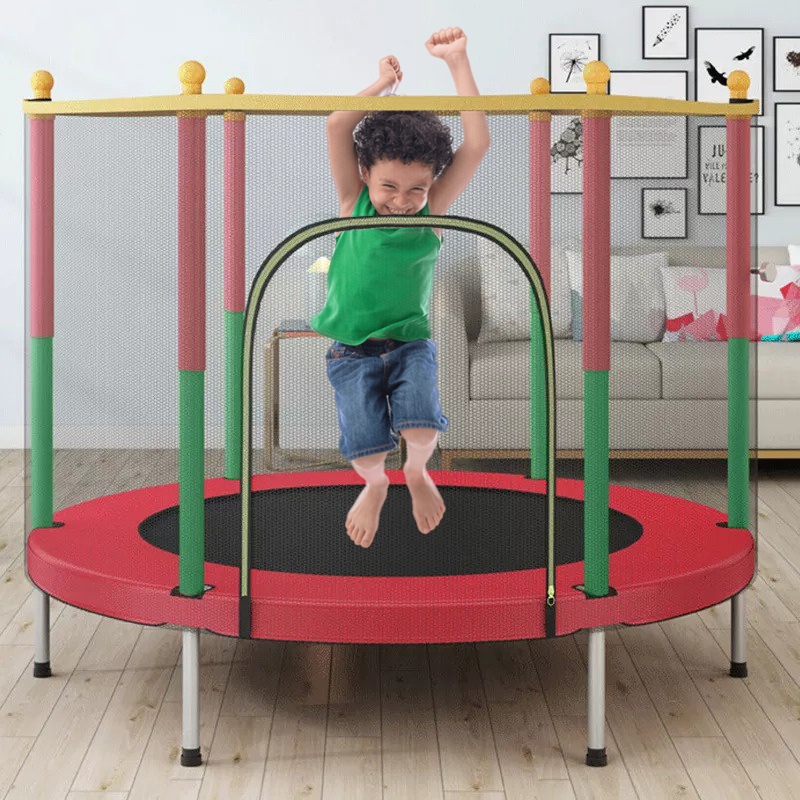 แทรมโพลีน แทรมโพรีนเด็ก แทมโพลีนเด็กออกกำลังกาย กระโดดเล่น กระโดดฝึกกำลังกาย รุ่นเสริมแรง/รับน้ำหนักได้ 100kg✔