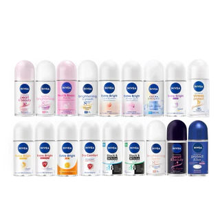 NIVEA นีเวีย โรลออน ระงับกลิ่นกายใต้วงแขนสำหรับผู้หญิง 12-50 มล.