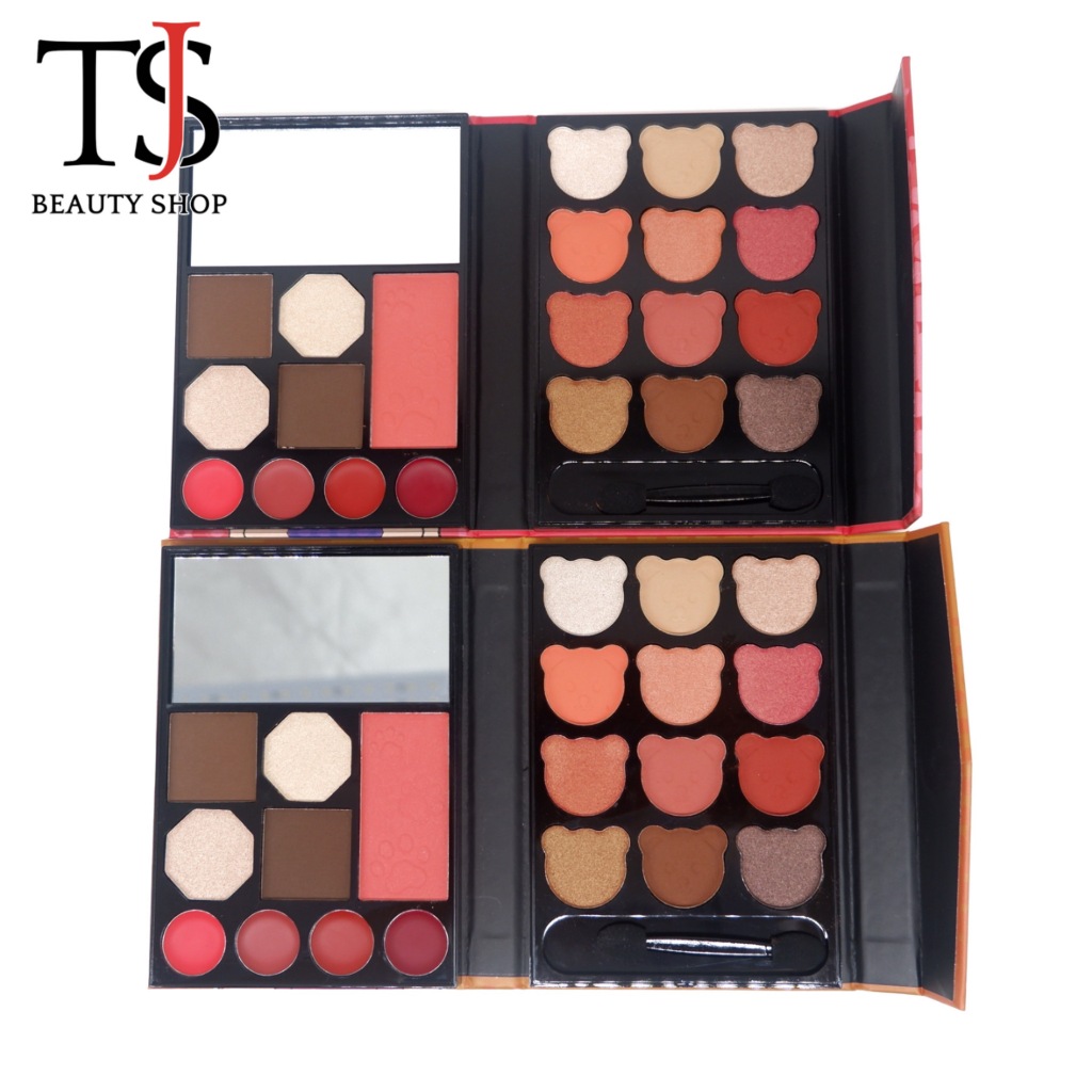 {12พาเลท} MILA COLOR Pretty Girl Makeup Palette พาเลทเมคอัพ ตา แก้ม ปาก เติมสีสันให้ใบหน้า no.MC5088 - รูปที่ 2