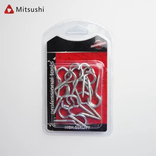Mitsushi ตะขอเกลียว เบอร์3-5 ตะขอตัวc ตัว O สกรูเกลียวปล่อย ตะขอตัวซี