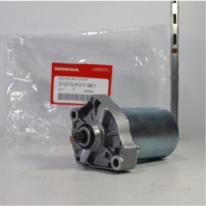 มอเตอร์สตาร์ท ชุดไดร์สตาร์ท  Scoopy-i  แท้Honda(31210-KVY-961)