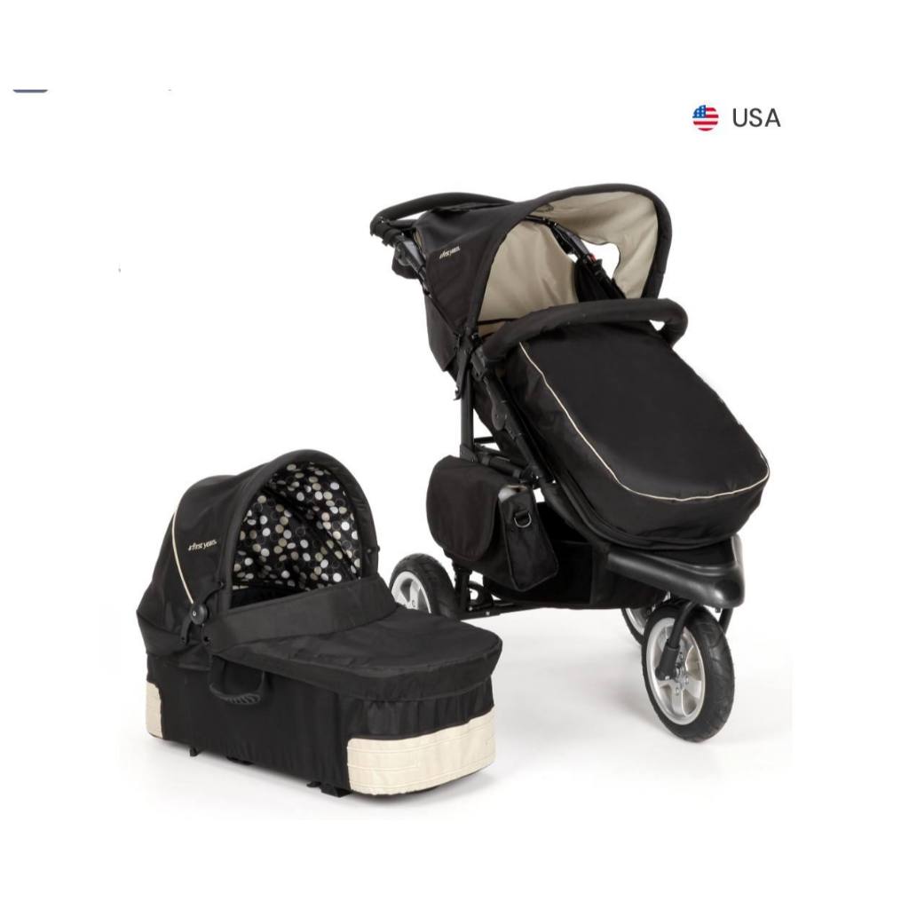 พร้อมส่ง!! ส่ง‼️งานค้างสต๊อกใหม่มือ 1 รถเข็น The First Years แบรนด์ดังจากสหรัฐอเมริกา All Terrain Stroller 9 Piece Set
