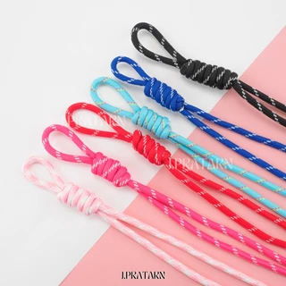ส่งด่วน ส่งไว เชือกพาราคอตถักเกลียว DIY ทำพวงกุญแจ ร้อยจี้ ร้อยชาร์ม ห้อยมือถือ กระเป๋า งานประดิษฐ์