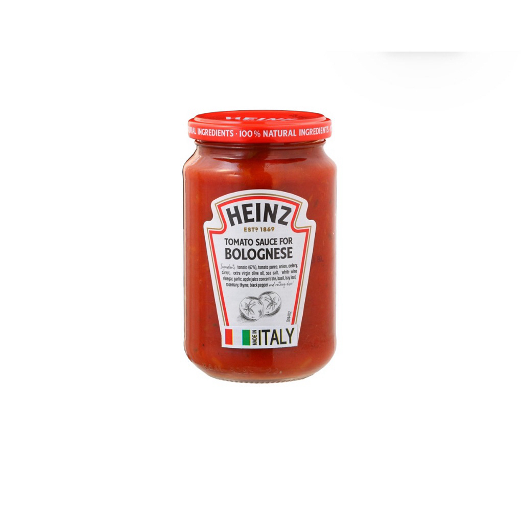 Heinz Sun Dried Chery Tomato&Basil/Tomato Grana Podano&Mascapone/Tomato Sauce for Bolognese 350g.