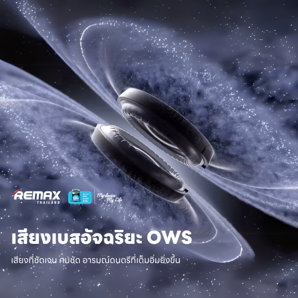 Remax Small Talk BT/TWS OpenBuds KF02 - หูฟังบลูทูธไร้สาย Clip-on Bluetooth 5.4 ตัดเสียงรบกวน ENC - รูปที่ 6