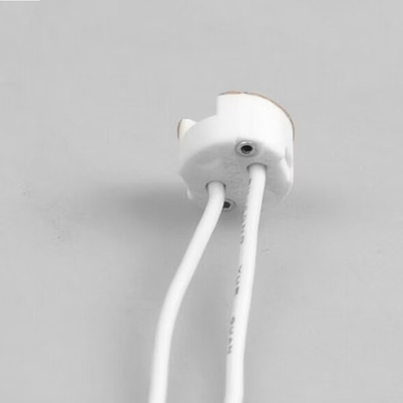ขั้วกลม 12-220V แบบเสียบ สายลื่น 15cm L311