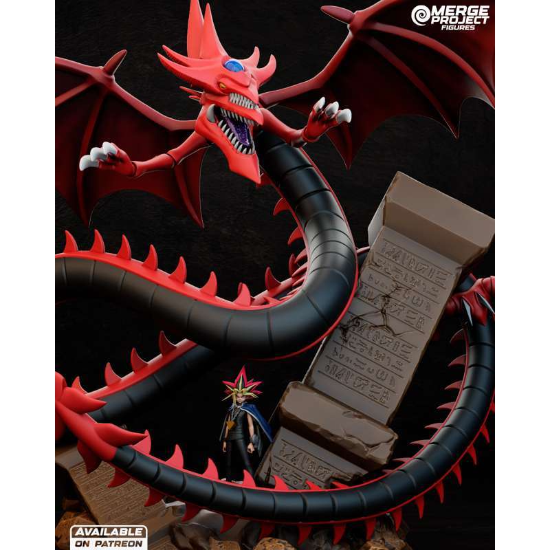 Yugi and Osiris The Sky Dragon (Merge Project Figures)(3D Print Model ไม่ทำสี)