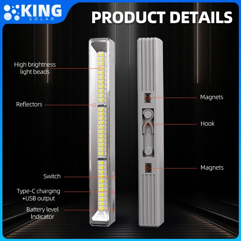 KING ไฟแคมป์ปิ้ง 7500mAh ไฟเต้นท์ ไฟอัจฉริยะ โคมไฟเต้นท์ แสง LED ปรับระดับได้ ไฟเดินป่า light camping ไฟฉุกเฉิน led น้ำห thumbnail 7
