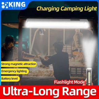 KING ไฟแคมป์ปิ้ง 7500mAh ไฟเต้นท์ ไฟอัจฉริยะ โคมไฟเต้นท์ แสง LED ปรับระดับได้ ไฟเดินป่า light camping ไฟฉุกเฉิน led น้ำห