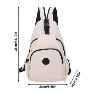 【พร้อมส่ง】กระเป๋าสะพายข้าง,กระเป๋าสะพายอเนกประสงค์หลายชั้น,ผ้าน้ําหนักเบาปรับกระเป๋าเป้สะพายหลังผู้ชายผู้หญิง