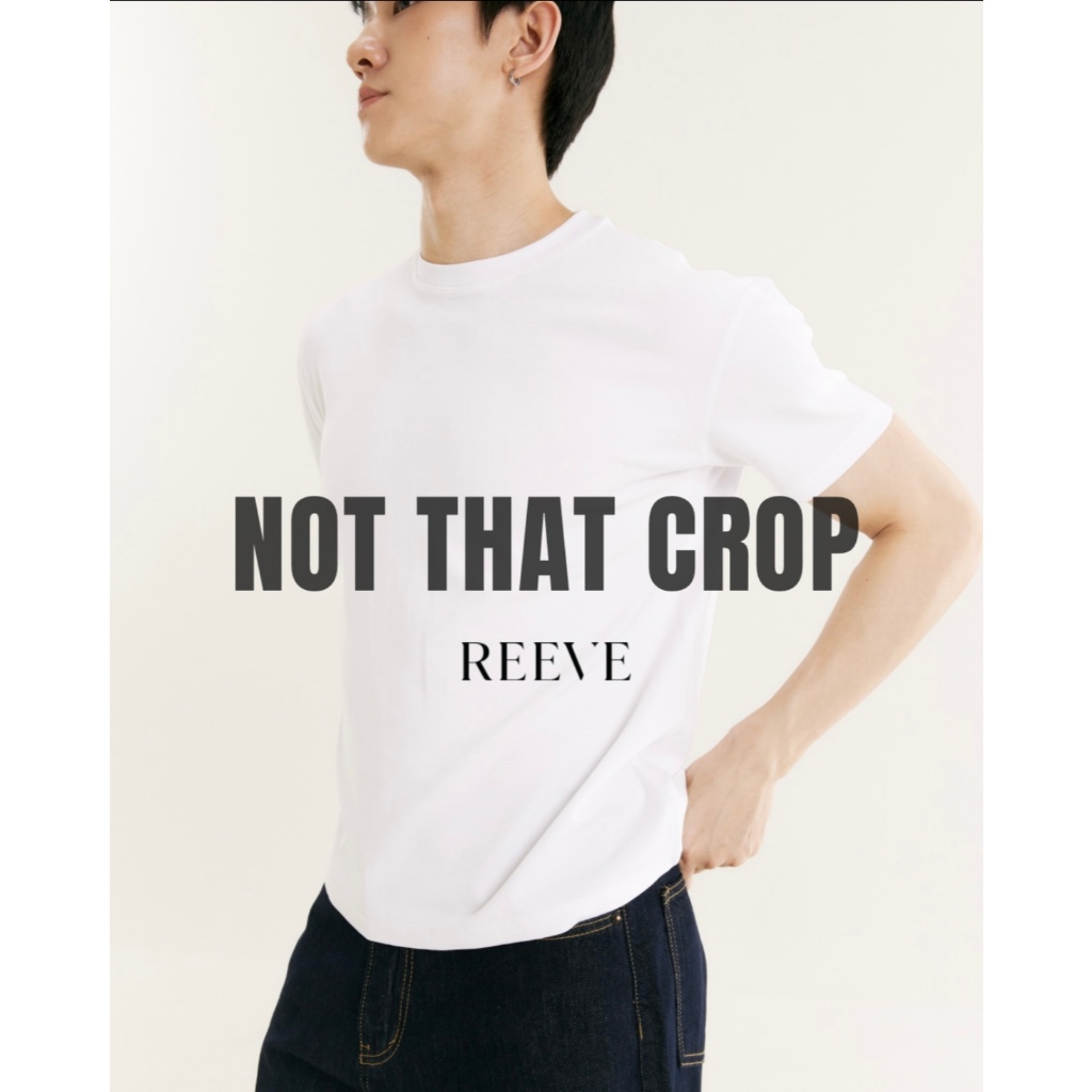 REEVE NOT THAT CROP - เสื้อยืดแขนสั้น
