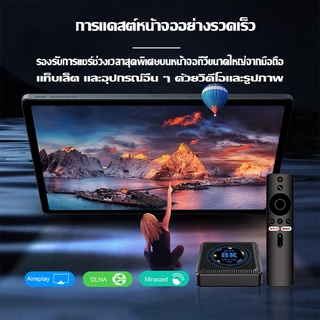 monomax 8G+256G 2025รุ่นล่าสุด 8k กล่อง android tv box ติดตั้ง YouTube และ Netflix aisplay