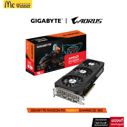 GIGABYTE Radeon RX 7600XT GAMING OC 16G (VGA Card) GV-R76XTGAM OC-16GD-1.1