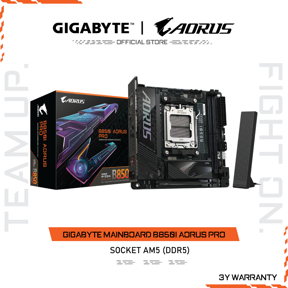 GIGABYTE MAINBOARD B850I AORUS PRO เมนบอร์ด B850I AORUS PRO-1.1