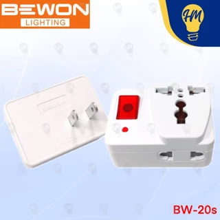 Bewon ปลั๊กแปลง 2 ขา ขาทองเหลือง