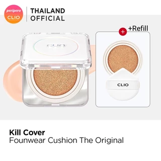 CLIO KILL COVER FOUNWEAR CUSHION THE ORIGINAL SPF50+ PA+++ : คลีโอคุชชั่นสูตรแมตต์+รีฟิล