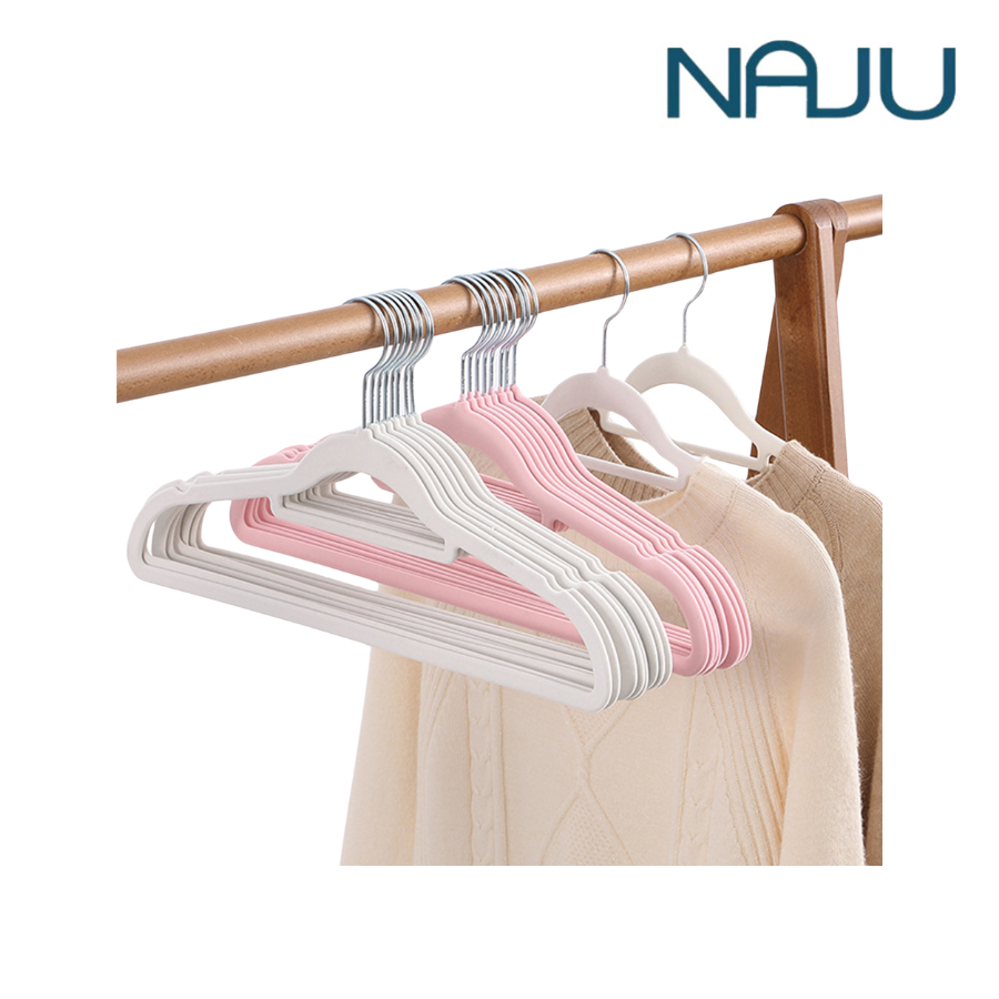Naju ไม้แขวนเสื้อ ไม้แขวนเสื้อมินิ ที่แขวนผ้า Foldable hanger หลายแบบให้เลือก เสื้อผ้าไม่หลุดง่าย