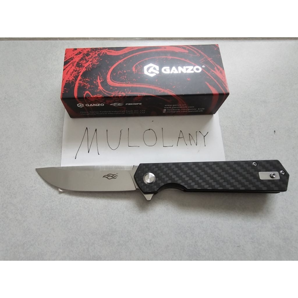 Ganzo FH11 carbonfiber เหล็ก D2 แท้