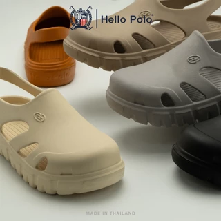 Hello Polo รุ่น HP8035 รองเท้ารัดส้นแฟชั่น รองเท้าแตะ สำหรับผู้ชายและผู้หญิง Size 36-45 แฟชั่น EVA