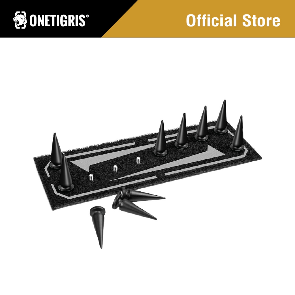 OneTigris Spiked Reflective Patch อาร์มติดเครื่องแบบ อาร์มตีนตุ๊กแก อาร์มตีนตุ๊กแก ติดเสื้อ