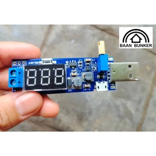 โมดูลพาวเวอร์ซัพพลาย แปลง USB เพิ่ม-ลดแรงดัน Step Up - Down DC-DC 5V to 1.2 -24V LED Digital