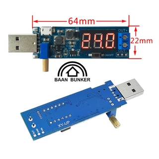 โมดูลพาวเวอร์ซัพพลาย แปลง USB เพิ่ม-ลดแรงดัน Step Up - Down DC-DC 5V to 1.2 -24V LED Digital
