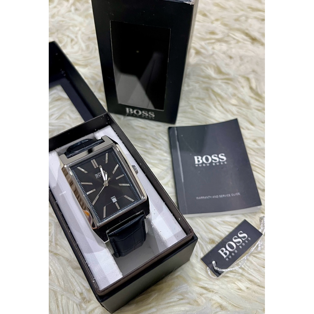 นาฬิกาแฟชั่น Hugo Boss ทรง Tank 🇩🇪 ของแท้ 💯