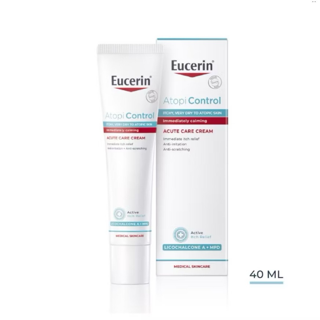 (ของใหม่ exp 09/2028)(Omega plus) Eucerin Atopi Control cream 40ml